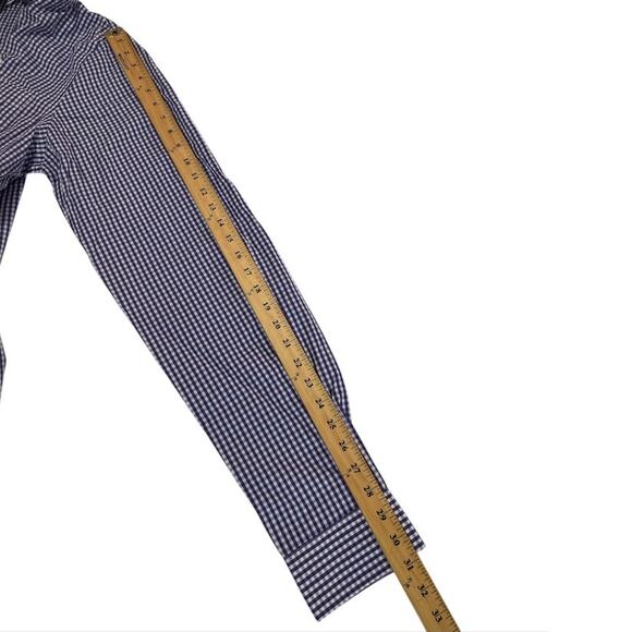 KS Signature Men's Long Sleeves Plaid Shirt Button Up Size‎ 17 Tall New - Picture 5 of 12